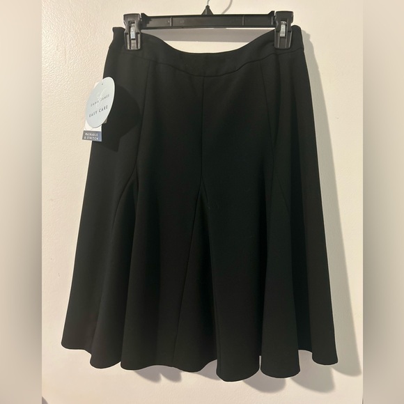 Emma James Dresses & Skirts - Emma James Woman’s Petite Stretch Black Flare Skirt,Size 6P